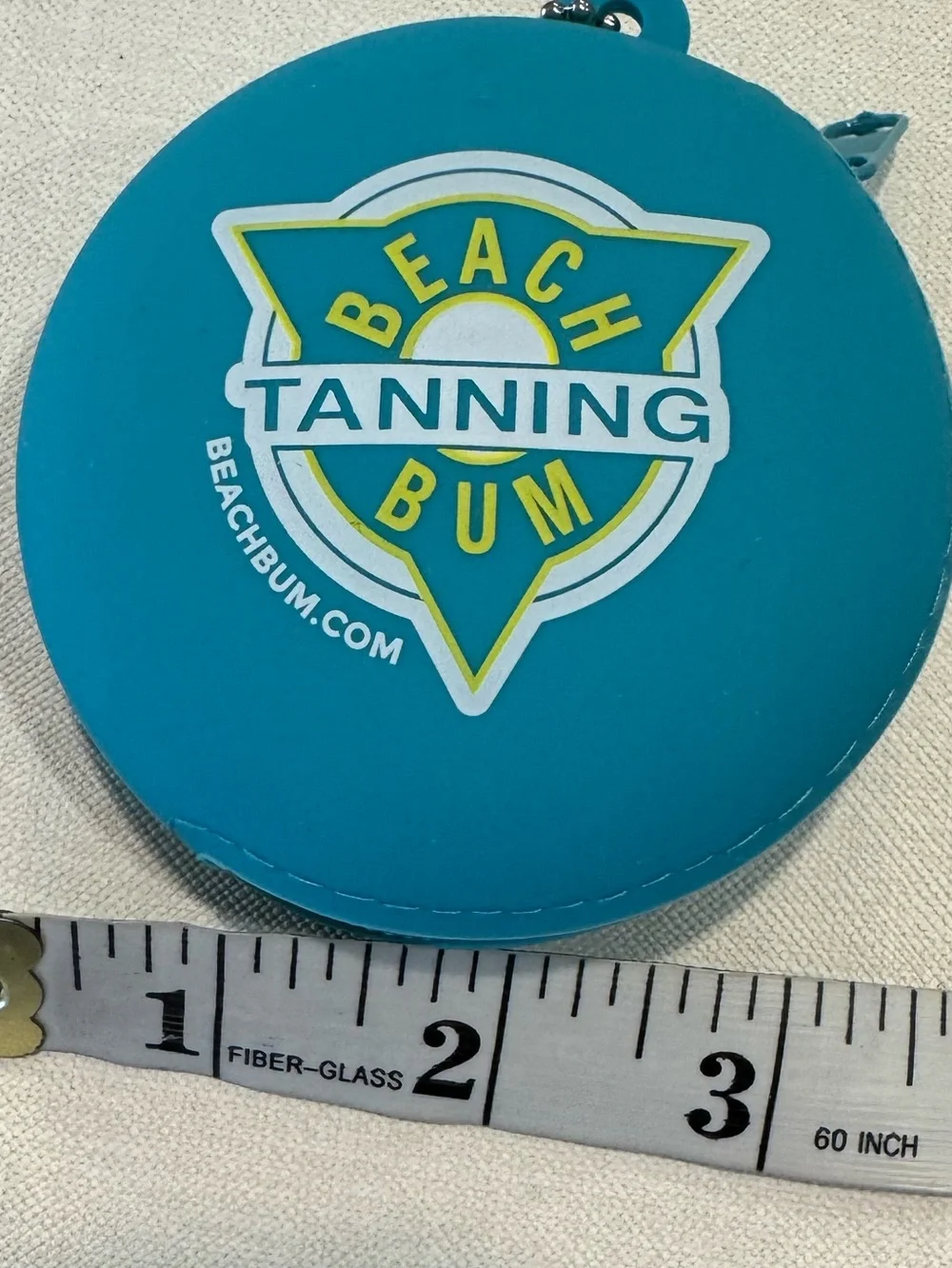 BEACH BUM Tanning Goggles Soft Zip Pouch